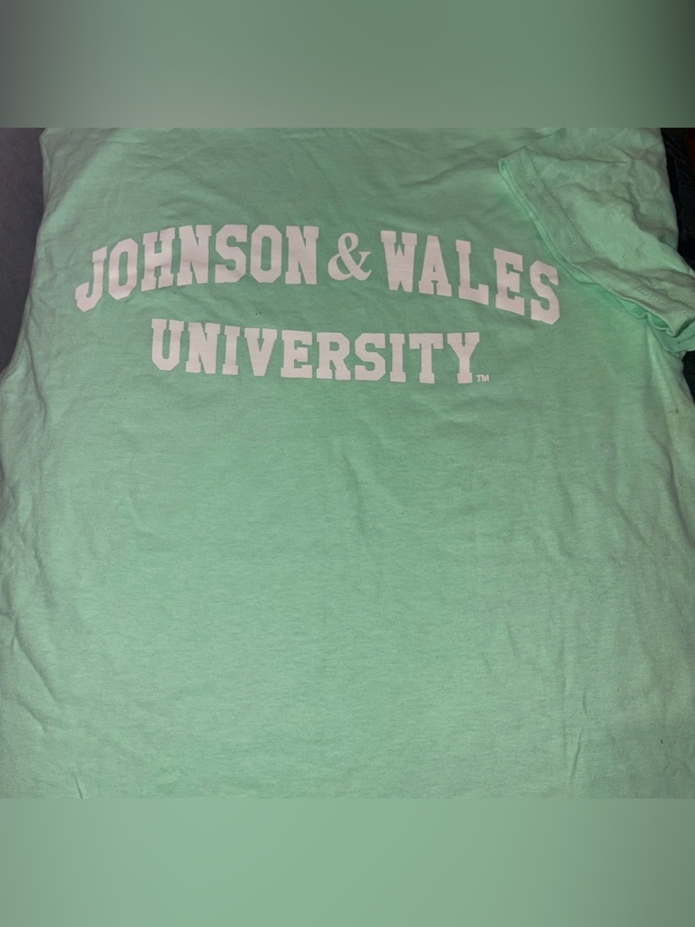 Johnson & Wales University Mint Green Collegiate T-Shirt